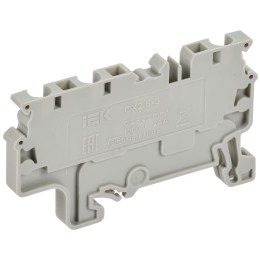 ARMAFIX Клемма пружинная CX2.5-3 2,5мм2 трехконтактная серая IEK