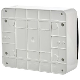TEKFOR Корпус пластиковый ЩРН-П-12 IP41 черная прозрачная дверь IEK