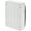 TEKFOR Корпус пластиковый ЩРН-П-24 IP41 черная прозрачная дверь IEK