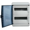 TEKFOR Корпус пластиковый КМПн-24 IP65 черная прозрачная дверь IEK
