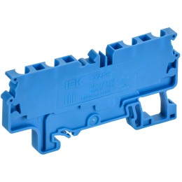 ARMAFIX Клемма пружинная CX2.5-4 BU 2,5мм2 четырехконтактная синяя IEK