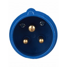 Вилка переносная ССИ-013 2P+PE 16А 200-250В IP44 IEK
