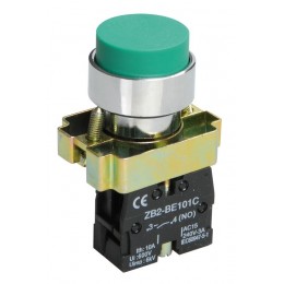 Кнопка управления LAY5-BL31 без подсветки зеленая 1NO IEK