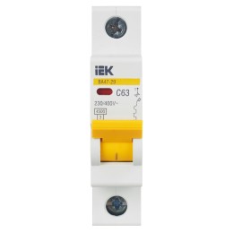 KARAT Автоматический выключатель ВА47-29 1P C 63А 4,5кА IEK