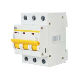 KARAT Автоматический выключатель ВА47-29 3P D 25А 4,5кА IEK