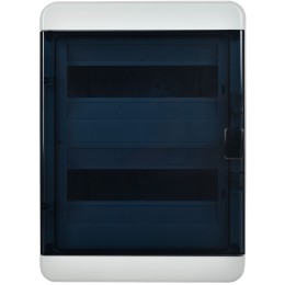 TEKFOR Корпус пластиковый КМПн-24 IP65 черная прозрачная дверь IEK