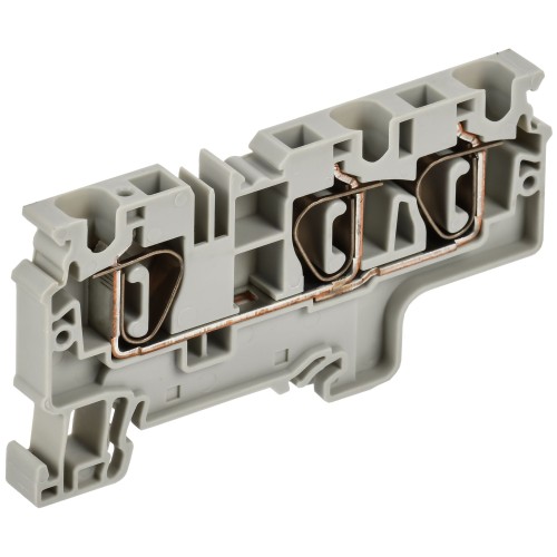 ARMAFIX Клемма пружинная CX6-3 6мм2 трехконтактная серая IEK