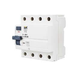ARMAT Выключатель дифференциального тока R10N 4P 40А 30мА тип A IEK