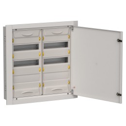TITAN 5 Корпус металлический ЩРв-72 (2х36) 630х625х130мм IP31 серый (одна дверь) IEK