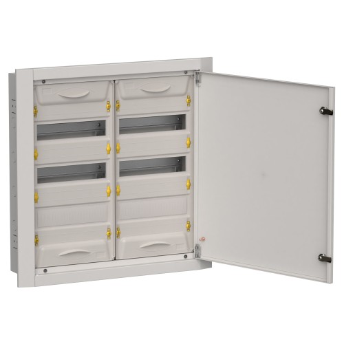 TITAN 5 Корпус металлический ЩРв-72 (2х36) 630х625х130мм IP31 серый (одна дверь) IEK