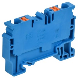 ARMAFIX Клемма пружинная Push In CP 10мм2 синяя IEK