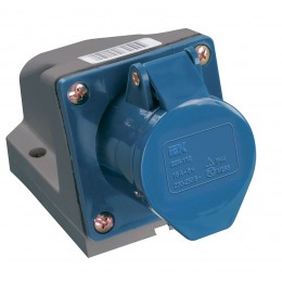 Розетка стационарная ССИ-123 2P+PE 32А 200-250В IP44 IEK