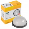 Светильник НПП1101 круг 100Вт IP54 черный IEK