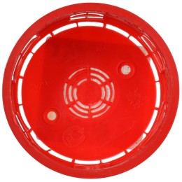 Коробка распаячная КМ41007 для твердых стен безгалогенная (HF) D=80х40мм с крышкой