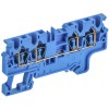 ARMAFIX Клемма пружинная CX2.5-4 BU 2,5мм2 четырехконтактная синяя IEK