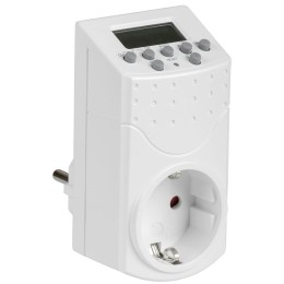 Розетка-таймер электронный РТЭ-1 1мин 7дн 140on/off 16А IP20 IEK