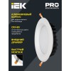 Светильник светодиодный ДВО 1803 PRO круг 30Вт 4000K IP40 белый IEK