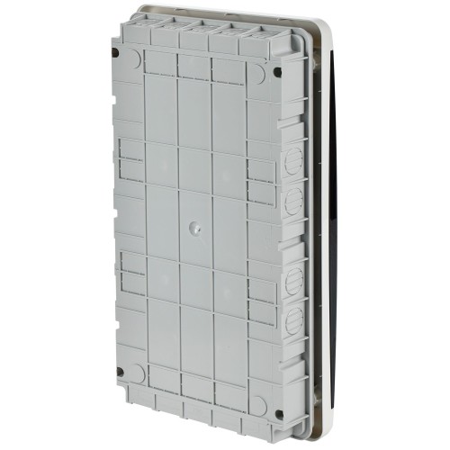 TEKFOR Корпус пластиковый ЩРВ-П-36 IP41 черная прозрачная дверь IEK