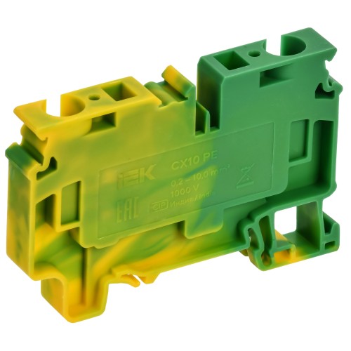 ARMAFIX Клемма пружинная CX10 PE 10мм2 проходная заземляющая IEK