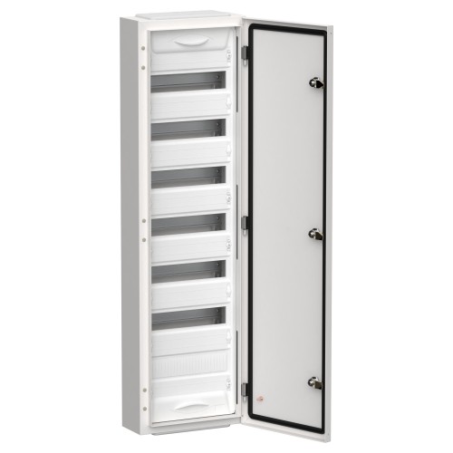 TITAN 5 Корпус металлический ЩРн-84 (1х84) 1085х310х140мм IP54 белый (одна дверь) IEK