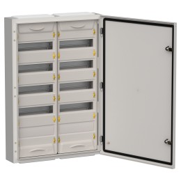 TITAN 5 Корпус металлический ЩРн-120 (2х60) 835х570х140мм IP54 серый (одна дверь) IEK