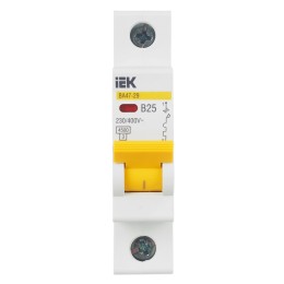 KARAT Автоматический выключатель ВА47-29 1P B 25А 4,5кА IEK