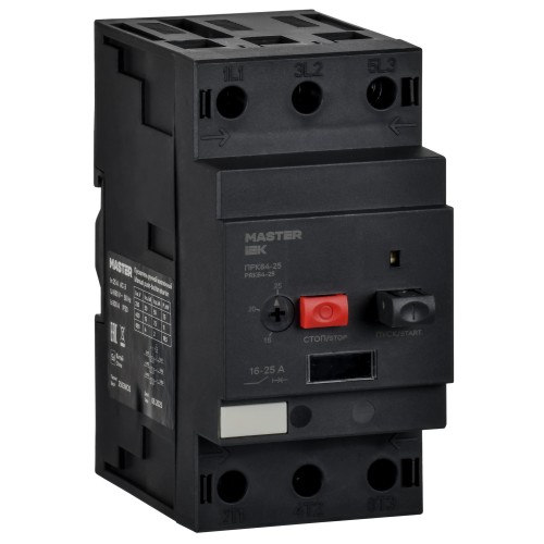 Пускатель ПРК64-25 In=25А Ir=16-25А Ue 690В MASTER IEK