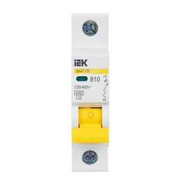 KARAT Автоматический выключатель ВА47-29 1P B 10А 4,5кА IEK
