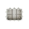 Коробка распаячная КМ41241 для открытой проводки безгалогенная (HF) 150х110х70мм IP44 10 гермовводов серая IEK