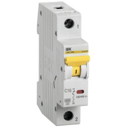 KARAT Автоматический выключатель ВА47-60M 1P C 16А 6кА IEK