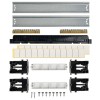 TEKFOR Корпус пластиковый ЩРН-П-24 IP41 черная прозрачная дверь IEK