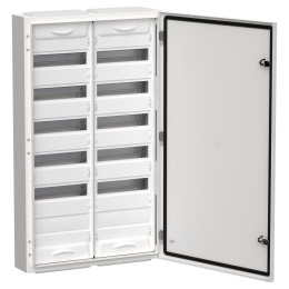 TITAN 5 Корпус металлический ЩРн-144 (2х72) 960х570х140мм IP54 белый (одна дверь) IEK