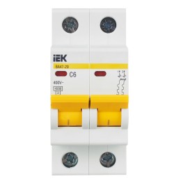 KARAT Автоматический выключатель ВА47-29 2P C 6А 4,5кА IEK
