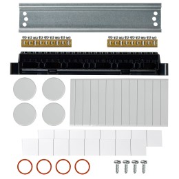 TEKFOR Корпус пластиковый КМПн-8 IP65 черная прозрачная дверь