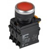 Кнопка с подсветкой d=22мм 1NO+1NC красная MASTER IEK