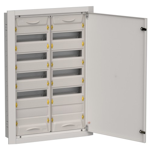 TITAN 5 Корпус металлический ЩРв-120 (2х60) 880х625х130мм IP31 серый (одна дверь) IEK