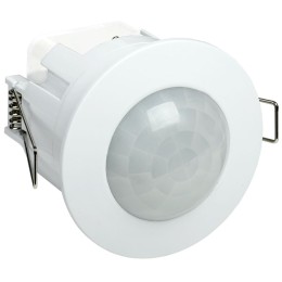 Датчик движения ДД-201 1200Вт 360град 6м IP20 белый IEK