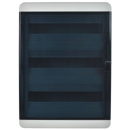TEKFOR Корпус пластиковый КМПн-54 IP65 черная прозрачная дверь IEK