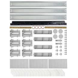 TEKFOR Корпус пластиковый КМПн-54 IP65 черная прозрачная дверь IEK