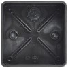 Коробка распаячная двухкомпонентная КМ42455 для открытой проводки безгалогенная (HF) 100х100х50мм IP67 8 вводов черная