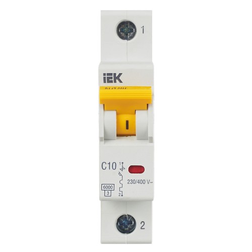 KARAT Автоматический выключатель ВА47-60M 1P C 10А 6кА IEK