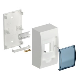 KREPTA 3 Корпус пластиковый ЩРН-П-4 IP41 белый IEK