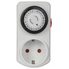 Розетка-таймер механический РТМ-1 30мин 24ч 48on/off 16А IP20 IEK