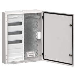 TITAN 5 Корпус комбинированный ЩРн-48 (2х48) 710х570х140мм IP30 белый IEK