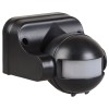 Датчик движения ДД-009 1100Вт 180град 12м IP44 черный IEK