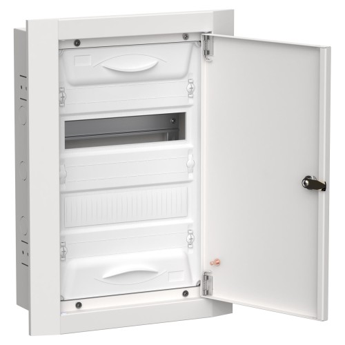 TITAN 5 Корпус металлический ЩРв-24 (1х24) 505х365х130мм IP31 белый (одна дверь) IEK
