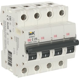 ARMAT Автоматический выключатель M06N 4P C 25А IEK