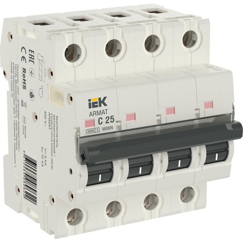 ARMAT Автоматический выключатель M06N 4P C 25А IEK