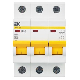 KARAT Автоматический выключатель ВА47-29 3P D 40А 4,5кА IEK