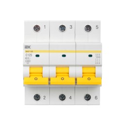 KARAT Автоматический выключатель ВА47-150 3P C 125А 15кА IEK